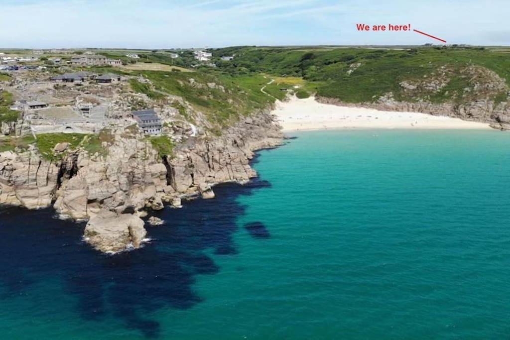Porthcurno Barns, The Cart Lodge - Cosy Cottage, Walk To Porthcurno Beach, Pedn Vouder & Minack Theatre Penzance Buitenkant foto